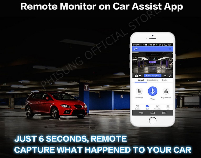 Зеркало видеорегистратор Phisung C06